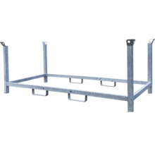 Metallische Stapelpalette zur Lagerung und zum Transport