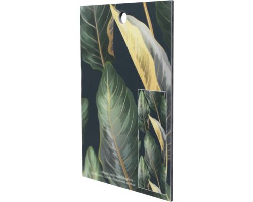 Acrylglasbild mit Pflanzenmuster