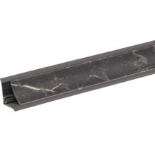 Dekorprofil mit Marmor-Optik für Wandabschluss