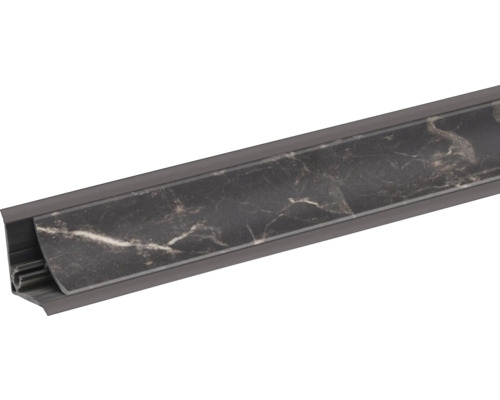 Dekorprofil mit Marmor-Optik für Wandabschluss