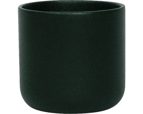 Blumentopf Alma Keramik Ø 13,5 cm H 12,6 cm grün Zylindrischer Pflanztopf aus Keramik