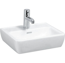 Lavabo en céramique avec robinet pour salle de bain