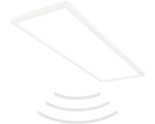 Plafonnier rectangulaire avec symbole de détecteur de mouvement