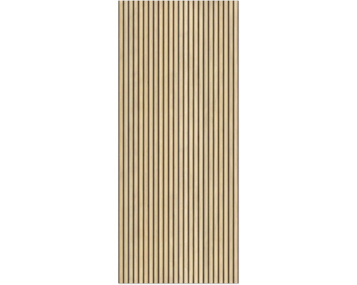 Kunststoffpaneel Linio 3D Bamboo 2600 x 375 x 8 mm Holzpaneele mit vertikalen Rillen