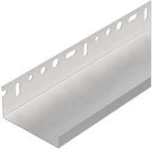 PROTEKTOR Abschlußprofil für Tiefgaragen- und Kellerdeckendämmung 80 mm Aluminium natur 2500 mm x 40 mm x 15 mm x 0,8 mm Pack = 10 St
