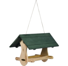 Vogelhaus aus Holz mit Dach zum Aufhängen