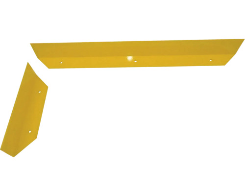 Bordure de protection équerre en acier pour la fixation de cheville jaune 1000 mm x 150 mm x 100 mm Bordure de protection équerre en acier pour la fixation de cheville jaune 1000 mm x 150 mm x 100 mm