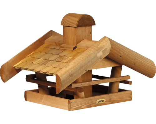 Mangeoire à oiseaux en bois