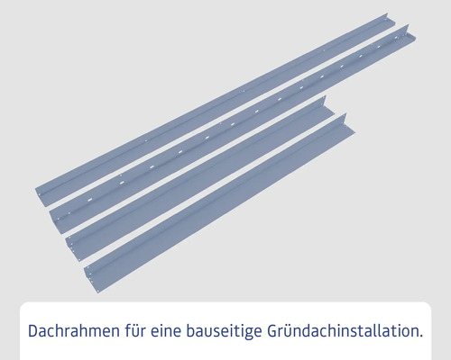 Dachrahmen für Gründachinstallation