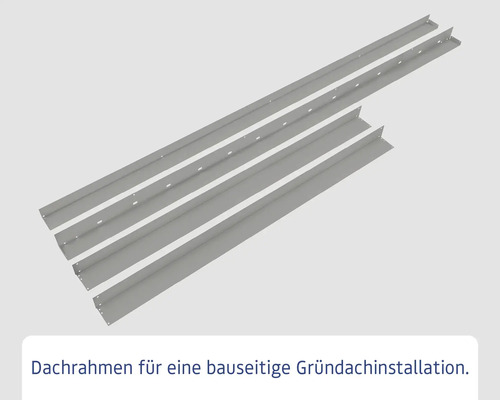 Dachrahmen für Gründachinstallation