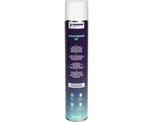 Colle de contact et à pulvériser PREMIUMFOL® EPDM XF 750 ml Primaire d''accrochage en spray Premium Fol Spraybond XF, bombe de 750 millilitres