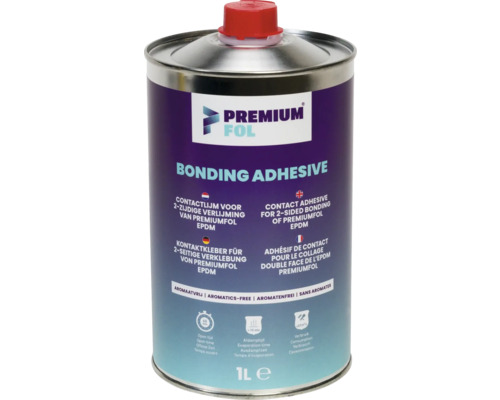 Colle de contact PREMIUMFOL® EPDM 1 l Adhésif de contact Premium Fol, boîte de 1 litre pour EPDM