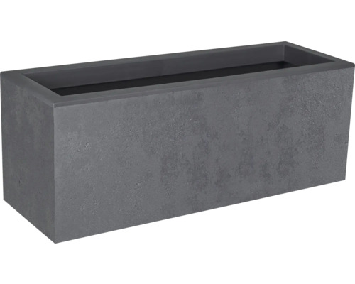 Jardinière EDA plastique 19,8 x 59 x 59 cm anthracite