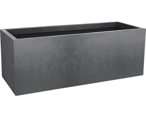 Jardinière EDA plastique 79,5 x 29,5 x 29,5 cm anthracite