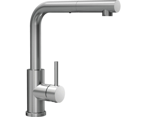 Robinet de cuisine SERIES avec douchette SEGIN acier inoxydable brossé Robinet de cuisine en métal avec douchette extractible