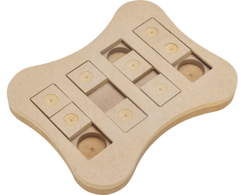 Hundespielzeug Intelligenzspielzeug aus Holz mit Schiebepuzzles