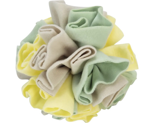 Jouet pour chien beeztees Puppy balle de recherche Izzy 13 x 13 x 13 cm jouet d'intelligence, jouet avec friandises, occupation, jouet interactif Balle en tissu pour chien