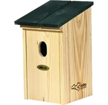 Vogelhaus aus Holz mit geneigtem Dach