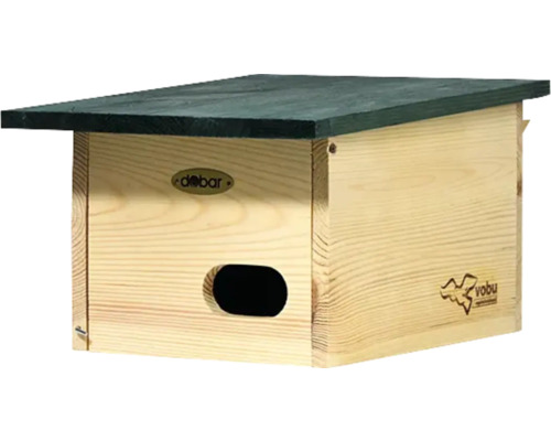 Nistkasten dobar green label cavité pour martinets en bois, 23,8x32x17,5 cm Nichoir en bois avec trou d''envol
