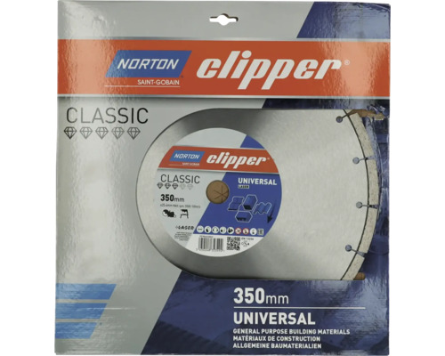 Norton Clipper disque à tronçonner de 350 mm de diamètre pour matériaux de construction courants