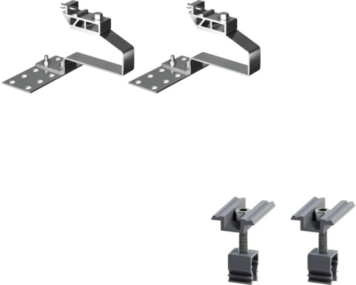 Befestigungsset Erweiterung für Ziegeldach 1er-Set aluminium