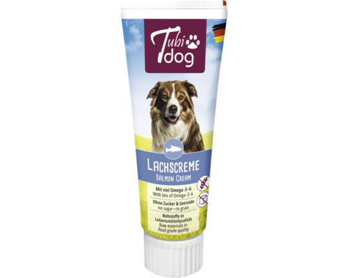 Hundesnack Tubidog Lachscreme 75 g