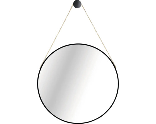 Miroir rond avec suspension
