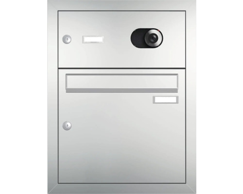 Boîte aux lettres avec caméra et serrure