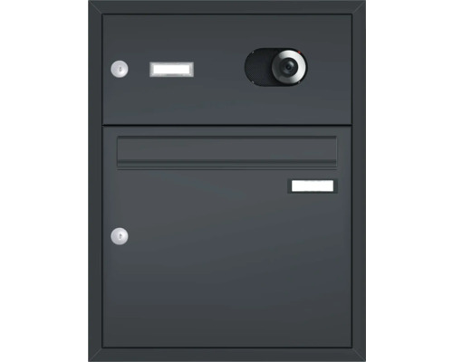 Boîte aux lettres avec caméra intégrée pour plus de sécurité