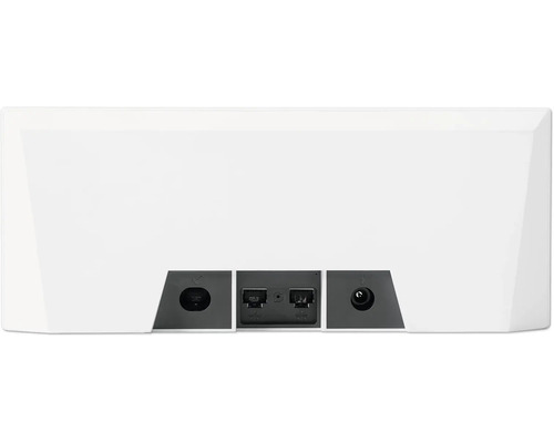 Arrière d''un appareil blanc avec des connexions