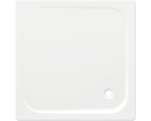 Receveur de douche form&style KUATA 90 x 90 x 5 cm acier émaillé blanc alpin brillant Receveur de douche carré