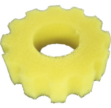 Éponge jaune en forme de donut pour les travaux de nettoyage