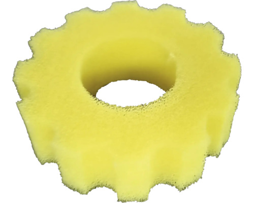 Éponge jaune en forme de donut pour les travaux de nettoyage