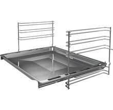 Backblech mit Auszug für einen Backofen