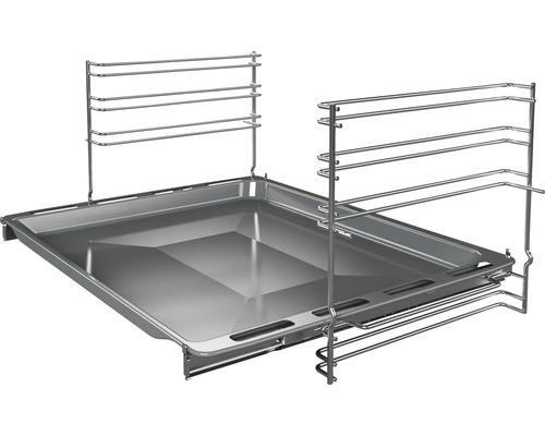 Backblech mit Auszug für einen Backofen