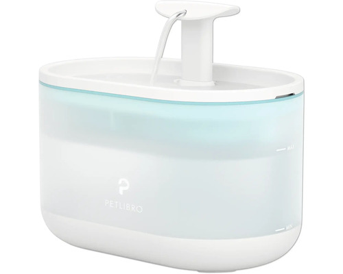 Fontaine à eau Petlibro Capsule Water Fountain env. 2 l blanc fontaine intelligente pour chats Fontaine à eau Petlibro pour animaux de compagnie
