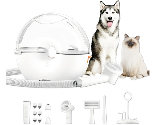 Soin des animaux Neakasa P2 Pro 8-in-1 Grooming Kit Pet Dryer pour chiens et chats, tondeuse pour animaux avec aspirateur et 8 outils d'entretien/embouts pour chiens et chats Kit de toilettage pour animaux de compagnie avec séchoir, chien et chat