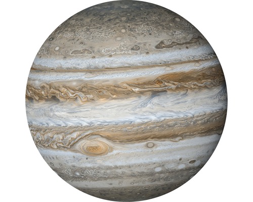 Papier peint panoramique autocollant D1-017 Dot Jupiter Ø 125 cm
