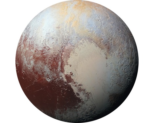 Papier peint panoramique autocollant D1-021 Dot Pluto Ø 125 cm