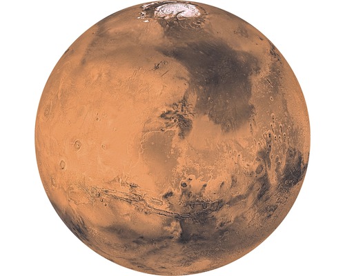 Papier peint panoramique autocollant D1-018 Dot Mars Ø 125 cm
