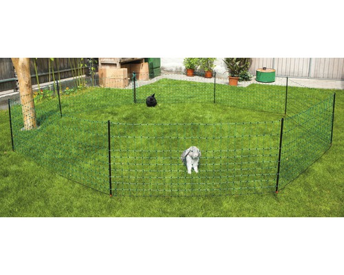 Filet à lapin pointe double électrifiable 50 m x 65 cm vert Filet à lapin pointe double électrifiable 50 m x 65 cm vert