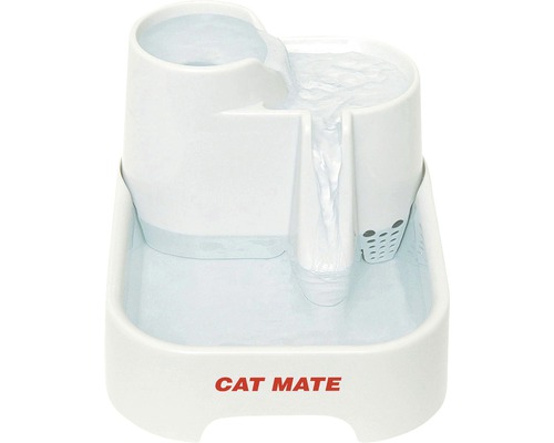 Fontaine Cat Mate 2 l 25 x 21 x 17 cm, fontaine pour chat Fontaine à eau Cat Mate pour chats