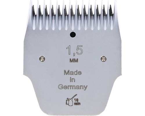 Tête de coupe Favorita 1,5 mm, denture grossière pour Angora Tête de coupe de 1,5 mm pour tondeuse à cheveux, fabriqué en Allemagne
