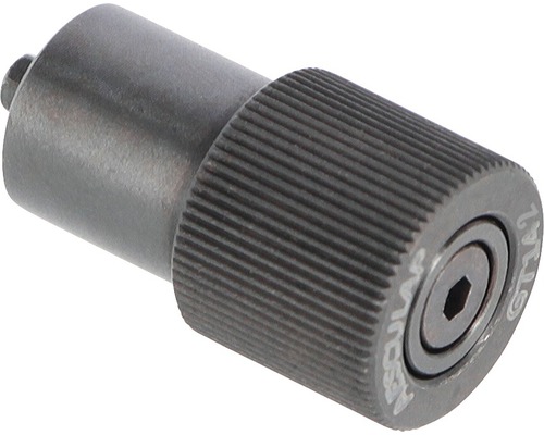 Tige métallique avec moletage et six pans creux