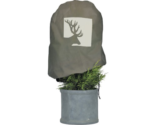 Housse intissée de protection hivernale Videx « bois de cerf » ® H110xl110 cappuccino/beige