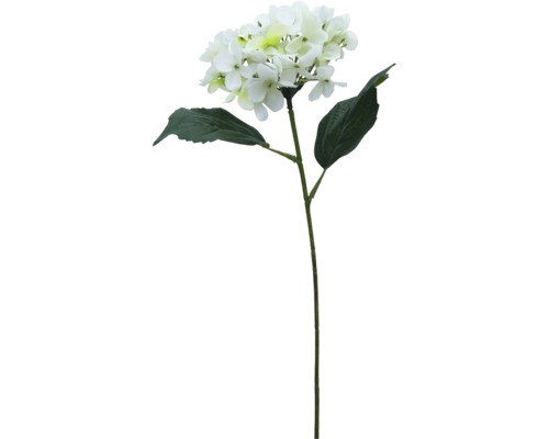 Kunstblume Hydrangea Kunstfaser Metall Kunststoff 42 cm grün