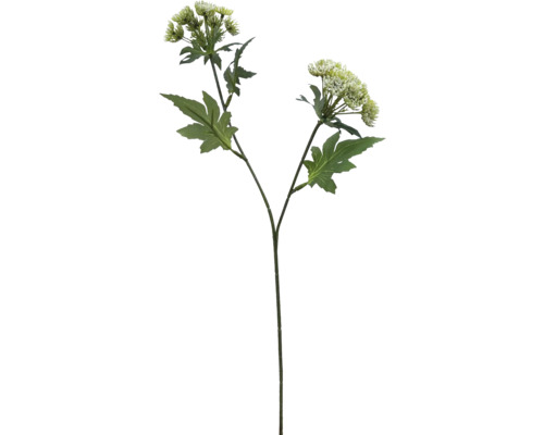 Kunstblume Daucus carota Kunstfaser Metall Kunststoff 49 cm weiß