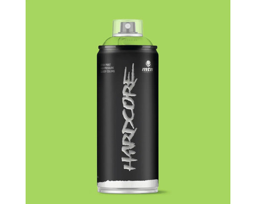 Peinture aérosol MTN Montana Hardcore RV-34 Guacamole Green 400 ml Bombe de peinture MTN Hardcore