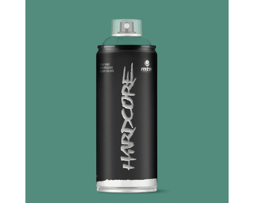 Peinture aérosol MTN Montana Hardcore RV-6016 Dark Green 400 ml Peinture en aérosol dans une bombe