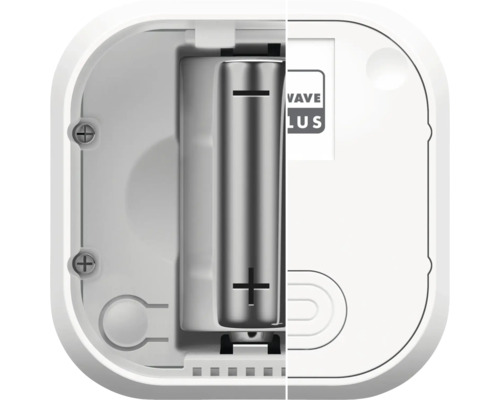 Pile dans un boîtier blanc